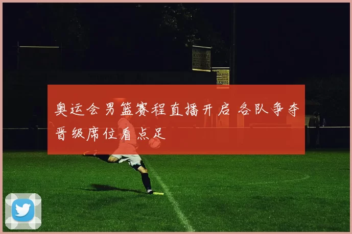 奥运会男篮赛程直播开启 各队争夺晋级席位看点足